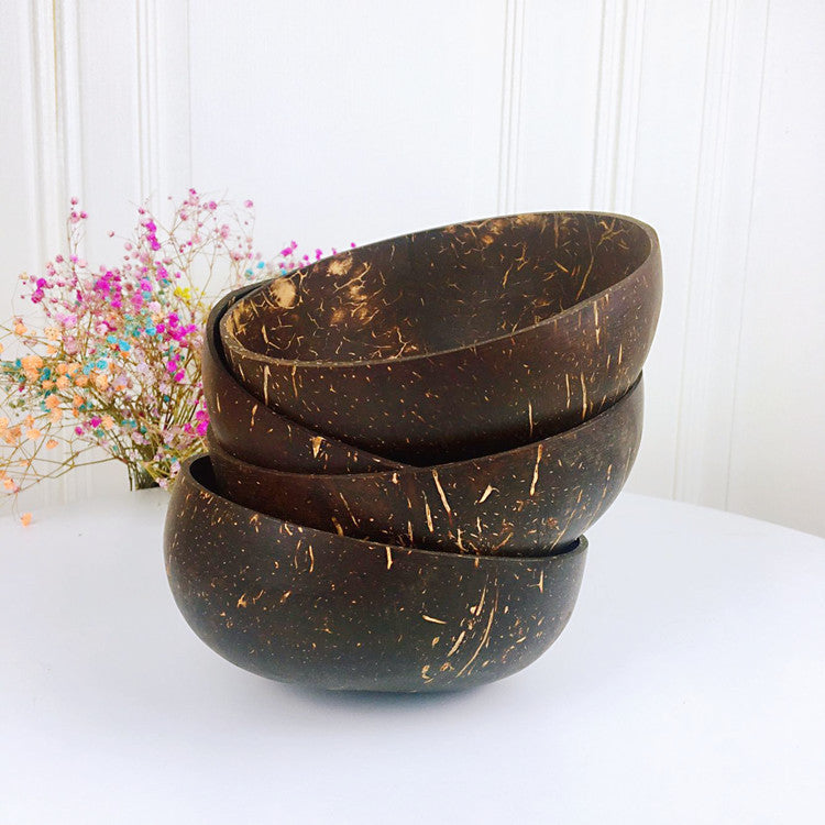 Coconut Shell Tableware Rice Bowl