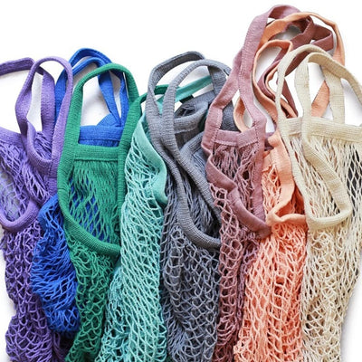 Portable Reusable Grocery Mesh Bags