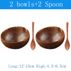 Natural Coconut Bowls and Spoons sets